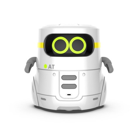 Розумний робот з сенсорним керуванням та навчальними картками - AT-ROBOT 2  (білий, озвуч.укр)