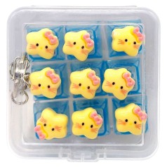 КЛАВИАТУРА-БРЕЛОК LED 9 КНОПОК (ЗВЕЗДЫ) микс