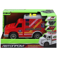 Машинка пластиковая "АВТОПРОМ: Скорая помощь"