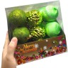 Новогодние украшения, шарики, 18 штук, диаметр 5,5 см, в коробке