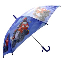 ПАРАСОЛЬКА ТРОСТИНА 68 см. СИНЯ (ВИД 1)