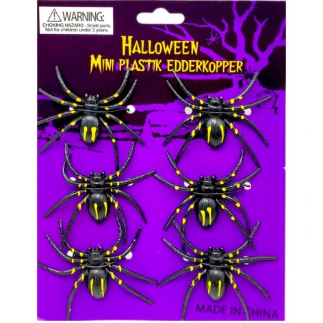 Павук тарантул 6 штук, 6 см