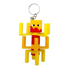 3D Брелоки MINECRAFT / МАЙНКРАФТ BLAZE / ИФРИТ БЛЕЙЗ KEYCHAINN, 3D печать