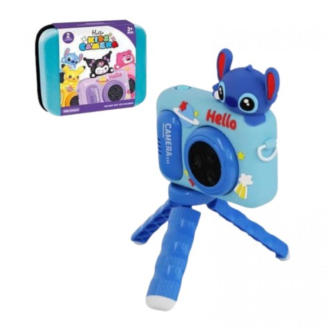 Фотоаппарат разъем Type C, слот для TF карты, фронтальная и основная камеры, звуки, игры, чехол, штатив, в чемодане