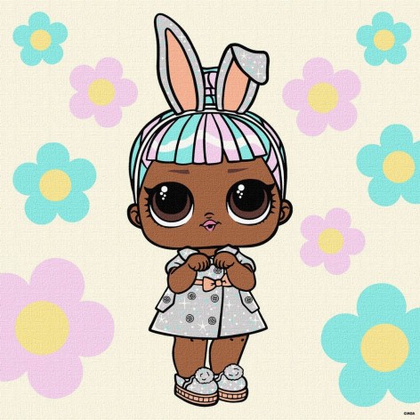 Картина за номерами "L.O.L. Surprise! Spring Bling Carats" 40х40 см
