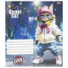 Тетрадь 12л клетка "Street Cat" (20 экземпляров, микс)