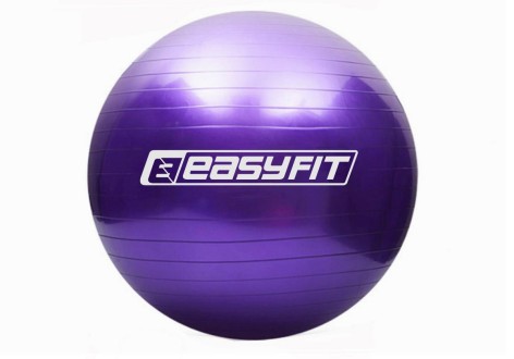 Мяч для фитнеса EasyFit 85 см фиолетовый