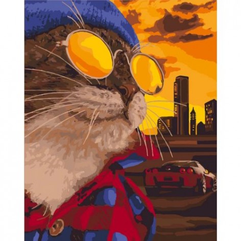 Картина по номерам "Дерзкий кот"