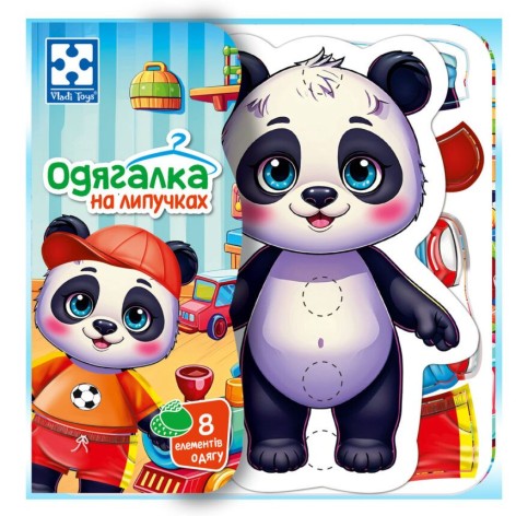 Гра розвиваюча Vladi Toys з липучками "Панда" VT1320-06