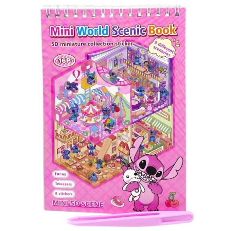 Roombook(Румбук) "STITCH/Стич" (РОЗОВЫЙ)