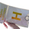 Гирлянда-растяжка флажки "Happy birthday" 12*16см-5м, серебро