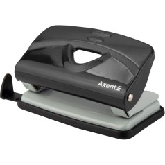 Дырокол Exakt-2 металлический, 10 листов, черный