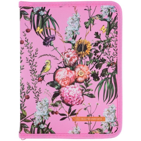 Папка объемная на молнии, А5+, OS Summer