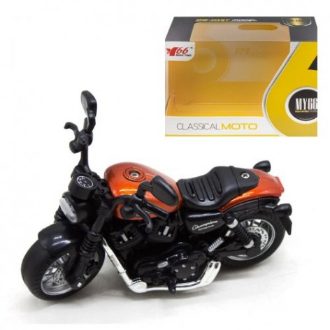Мотоцикл инерционный "Classical moto", оранжевый