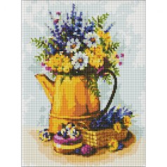 Алмазная мозаика "Яркое лето" 30х40см