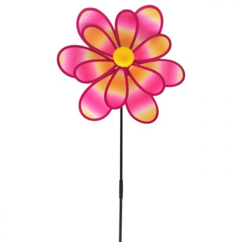 Ветрячок "Цветочек", диаметр 38 см, розовый