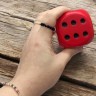 Кубики фомові "Кості" 6 см (синій)