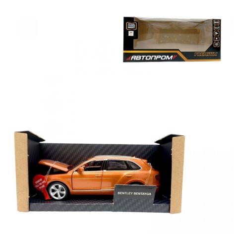 Машина мет. BENTLEY BENTAYGA, батарейки, свет, звук, откр.дверь