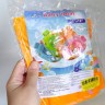 Надувная лодка с ножками  60*25 см (желтая)