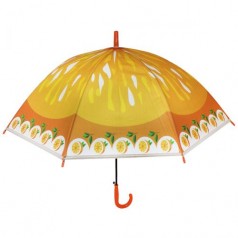 Зонтик детский "Фрукты", оранжевый