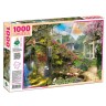 Пазлі 1000 "Сад з альтанкою"