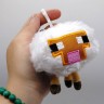 Мягкая игрушка-брелок "Майнкрафт / Minecraft: Гаст", 10 см