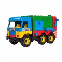 Мусоровоз Middle truck сине-зеленый