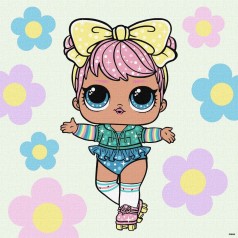 Картина за номерами "L.O.L. Surprise! Spring Bling Dawn" 40х40 см