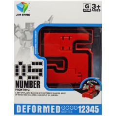 Трансформер-цифра "Number Fighting: 5"