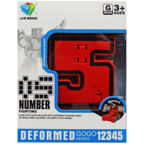 Трансформер-цифра "Number Fighting: 5"