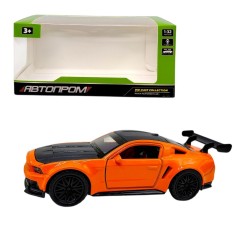 МАШИНА АВТОПРОМ (металлическая) 1:32 FORD MUSTANG (ОРАНЖЕВАЯ)