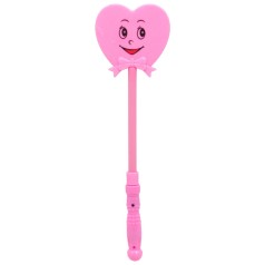 Палочка-светяшка "Сердечко", розовая