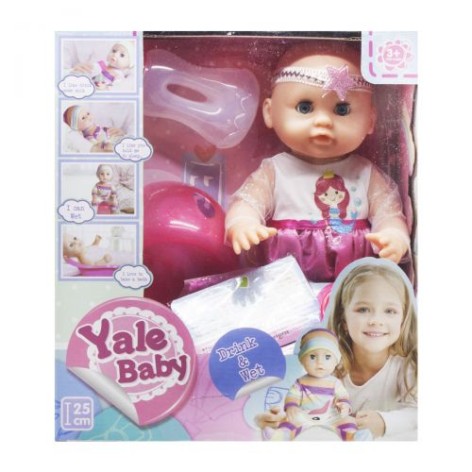 Пупс "Yale Baby" у малиновому
