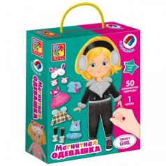 Магнитная одевашка "Trendy girl", рус