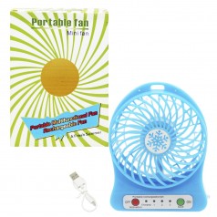 Вентилятор настольный "Portable fan" (голубой)