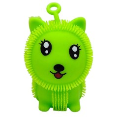 Сяючий силіконовий їжачок "Вушка" 10,5 см (ЗЕЛЕНИЙ)