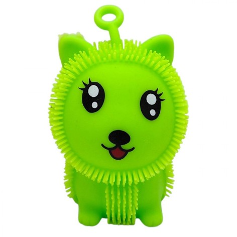 Сяючий силіконовий їжачок "Вушка" 10,5 см (ЗЕЛЕНИЙ)