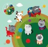 Книга-игра с наклейками "Котик"