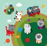 Книга-игра с наклейками "Котик"