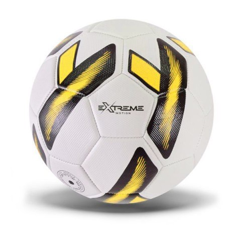 МЯЧ ФУТБОЛ №5 PU 400 ГР ЧЕРНО-ЖЕЛТЫЙ