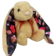 Зайчик Закоханий, 30 см, бежевий