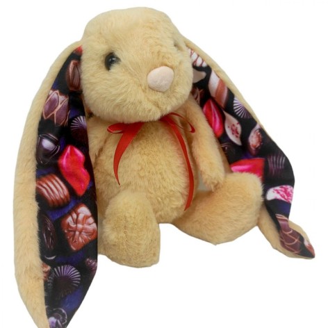 Зайчик Закоханий, 30 см, бежевий