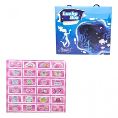 Набор украшений адвент-календарь, 24 окошка, в коробке.