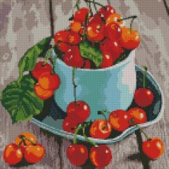 Алмазная мозаика "Черешневые вкусности"