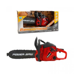 Пила, звук, цепь двигается, на батарейках, в коробке