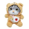 Мягкая игрушка "Котенок в костюмчике" (бежевый)