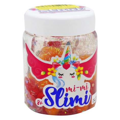 Слайм Mi-mi Slimi, 150 г красно-оранжевый