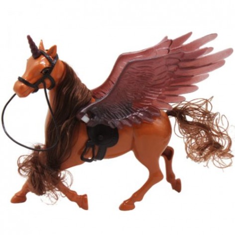 Пластикова конячка "Пегас", коричневий