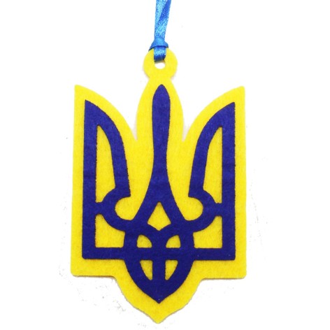 Декор із фетру "Герб України"