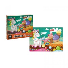 Пазлы – 70 элм. "Единорог и сладости"